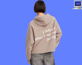 Felpa con cappuccio, felpa con cappuccio sabbia, felpa estetica, felpa con cappuccio Tumblr, felpa con cappuccio positiva, felpa con cappuccio oversize da donna, felpa con cappuccio streetwear, felpa casual