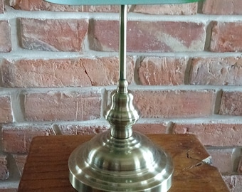 Lampe de table banquier vintage