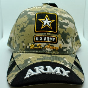 U.S. Army Hat. Star Emblem Hat. US Army Baseball Hat. US Hat. Officially Licensed United States Army Logo Embroidered Cap. Cute Army Gift