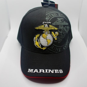 U.S. Marines Hat. Big Marine Corps Logo Hat. Officially Licensed United States Marines Embroidered Cap. The Few, the Proud Marines Hat. USMC