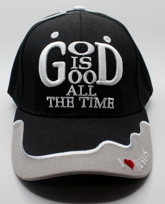 God is Good All the Time Hat. Jesus Baseball Cap. Christian 