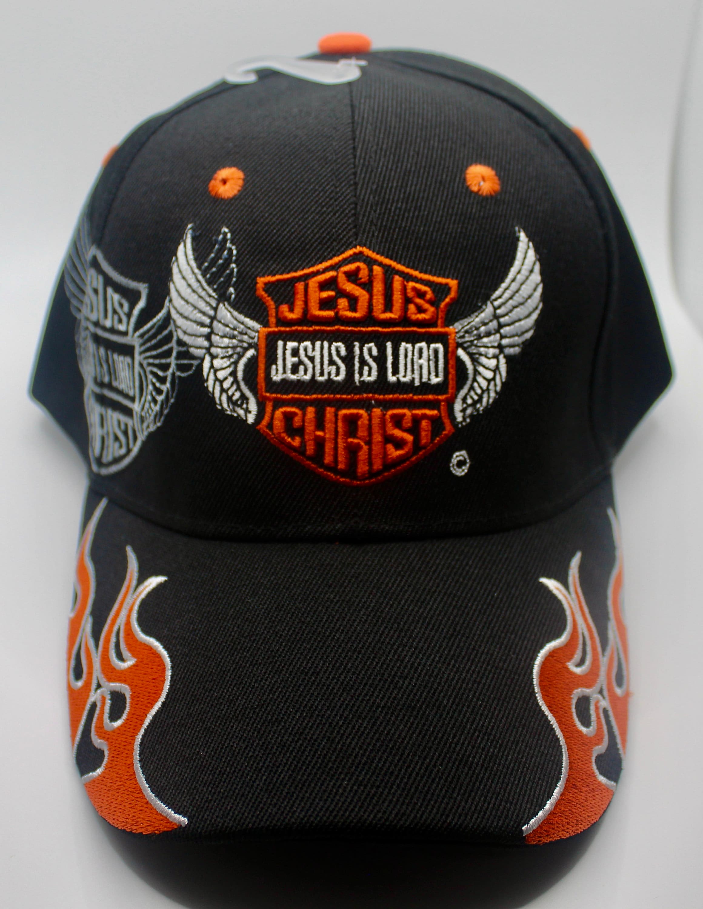 Jesus is Lord Hat. Jesus Christ Baseball Cap. Christian Black Hat