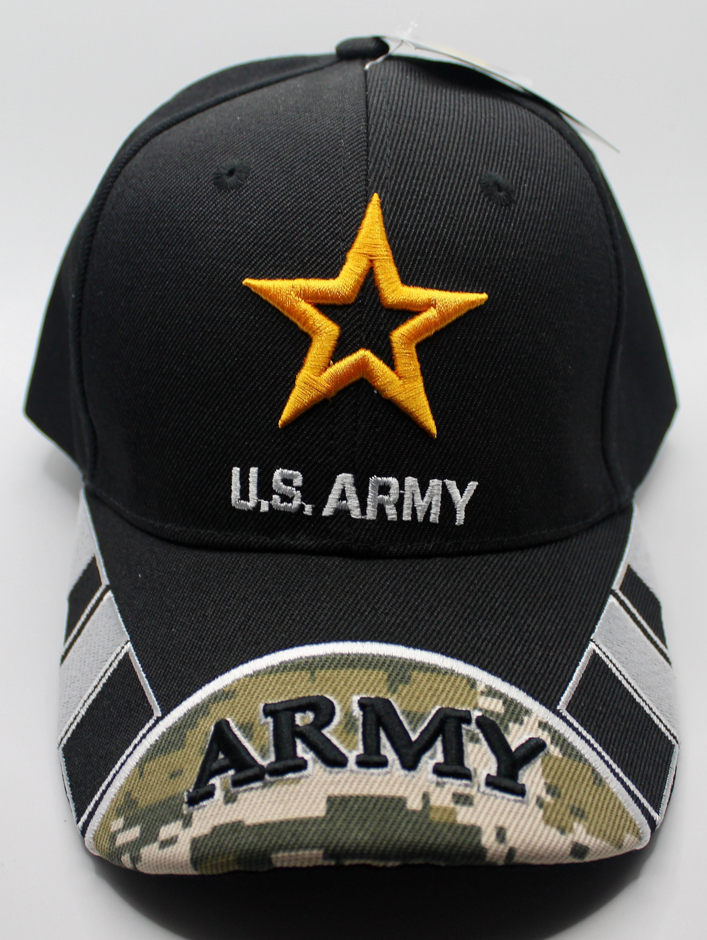 Casquette Baseball U.S. Army Born Of Steel Noire - Taille Ajustable - Occasion - Eagle Crest