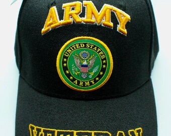 Cappello Militare Americano Nero Con Insegne Armatura, HatnPatch, Azienda Di Veterani, Berretto Da Collezione