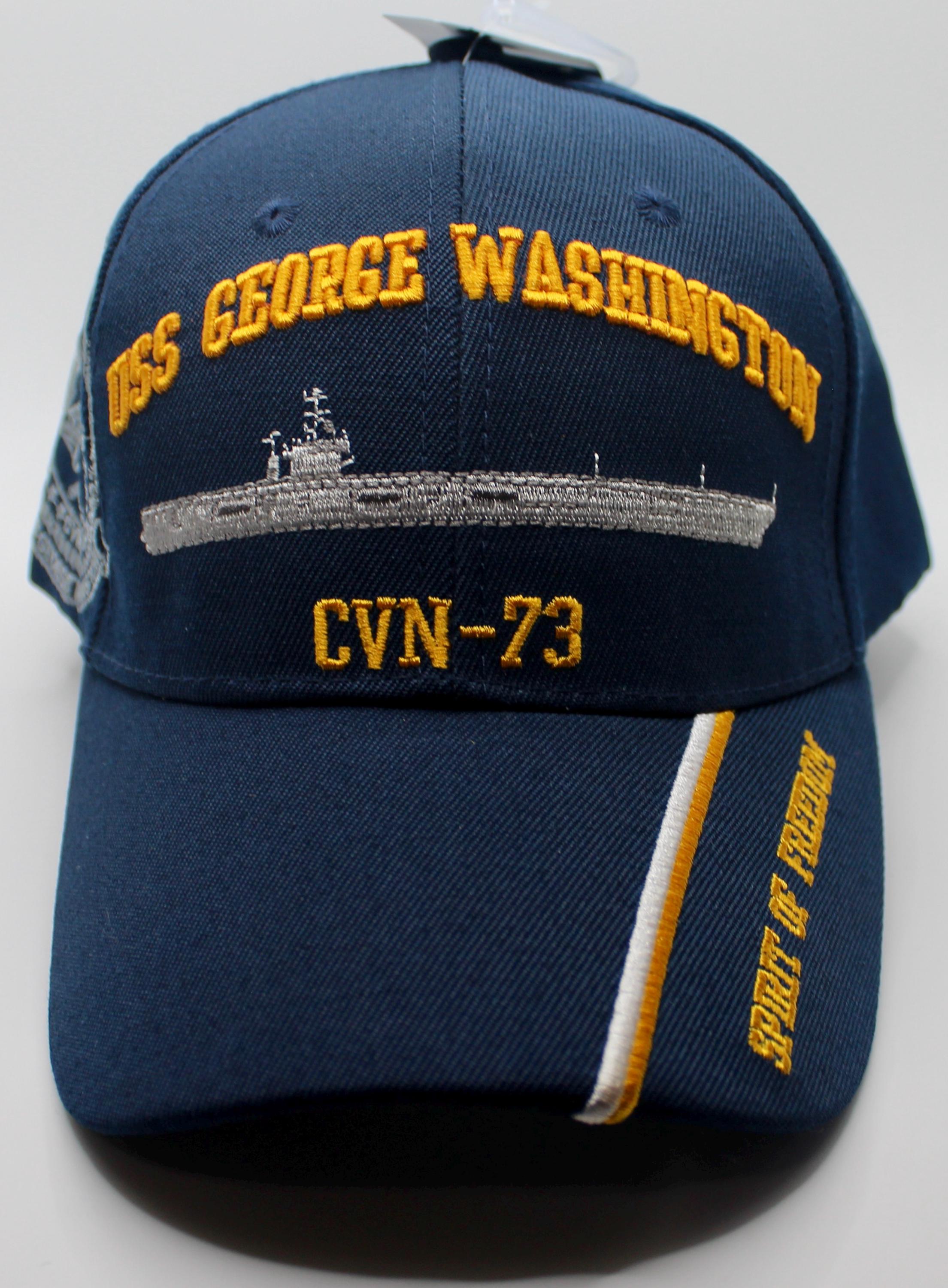 U.S Navy Hat. USS George Washington CVN-73 Hat. Aircraft Carrier