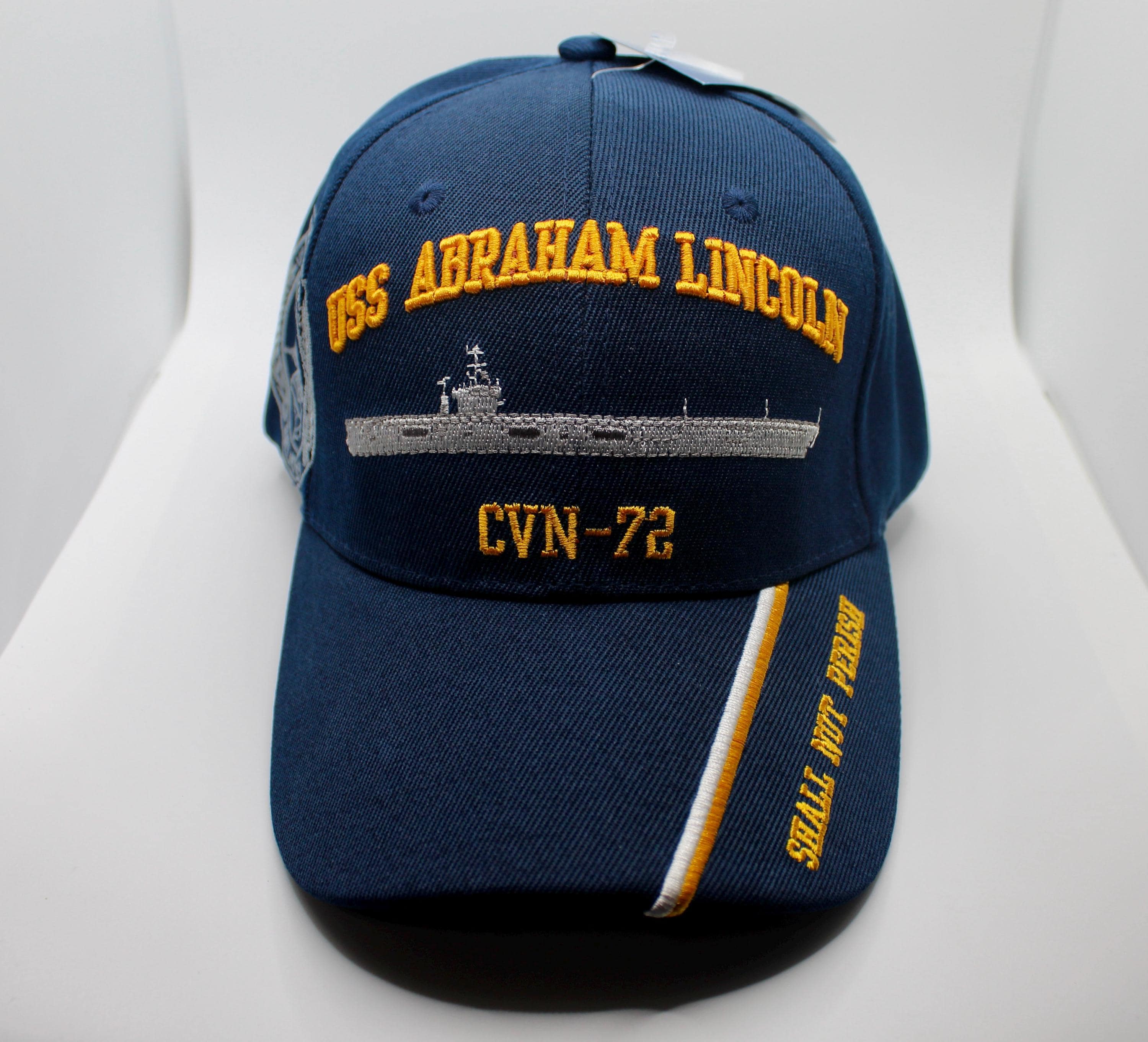 U.S Navy Hat. USS Abraham Lincoln CVN 72 Hat. Aircraft Carrier Hat