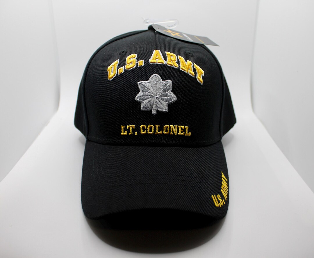 U.S Army Lt. Colonel Embroidered Hat. Army Cap With Lt. Colonel ...