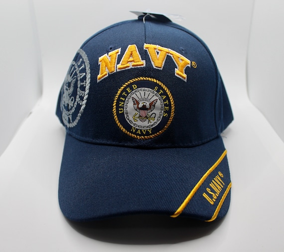 Navy Hat. U.S. Navy Logo Cap. US Navy Baseball Hat. Military 