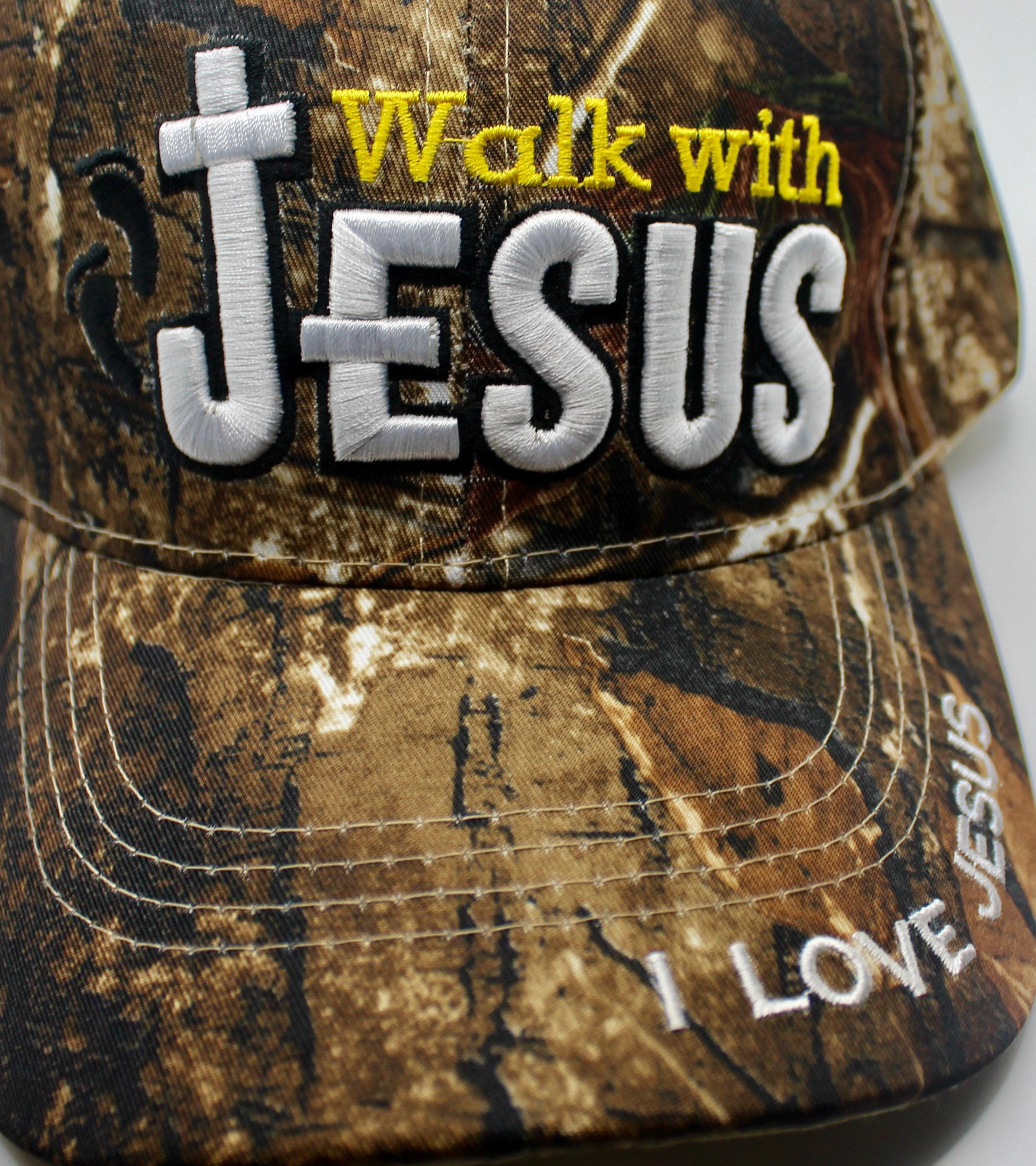 God Answers Prayers Embroidered Jesus Christ Ball Cap Hat 814 (Blue) CAP814 | UK