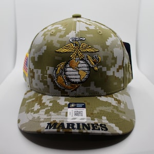 Premium US Marines Hat. Marine Corps Hat. Officially US Marines Cap. Semper Fi Hat. Once a Marine, Always a Marine Camo Hat. USMC Seal Hat