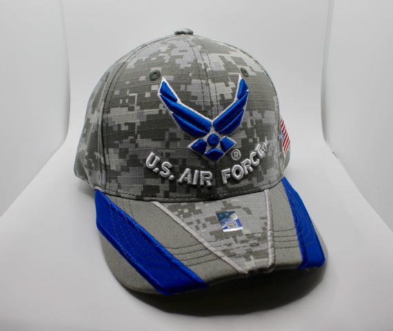 アメリカ空軍迷彩帽。アメリカ空軍キャップ。アメリカ空軍帽子。退役