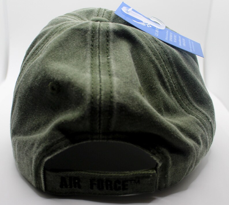 USAF Green Hat. U.S Air Force Cap. Air Force Baseball Hat. US Military