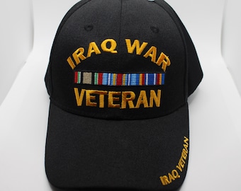 Iraq War Veteran Vet Ribbon Baseball Embroidered Hat Ball Cap RAM - Foto 2