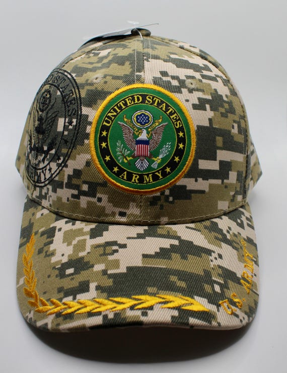 U.S Army Hat. Army Camo Hat. US Army Baseball Hat. Army Hat  display picture 2