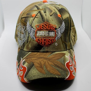 Jesus is Lord Hat. Jesus Christ Baseball Cap. Christian Camo Hat. Trucker Hat. Cute Christmas Gift. God Is Good All the Time Embroidered Cap