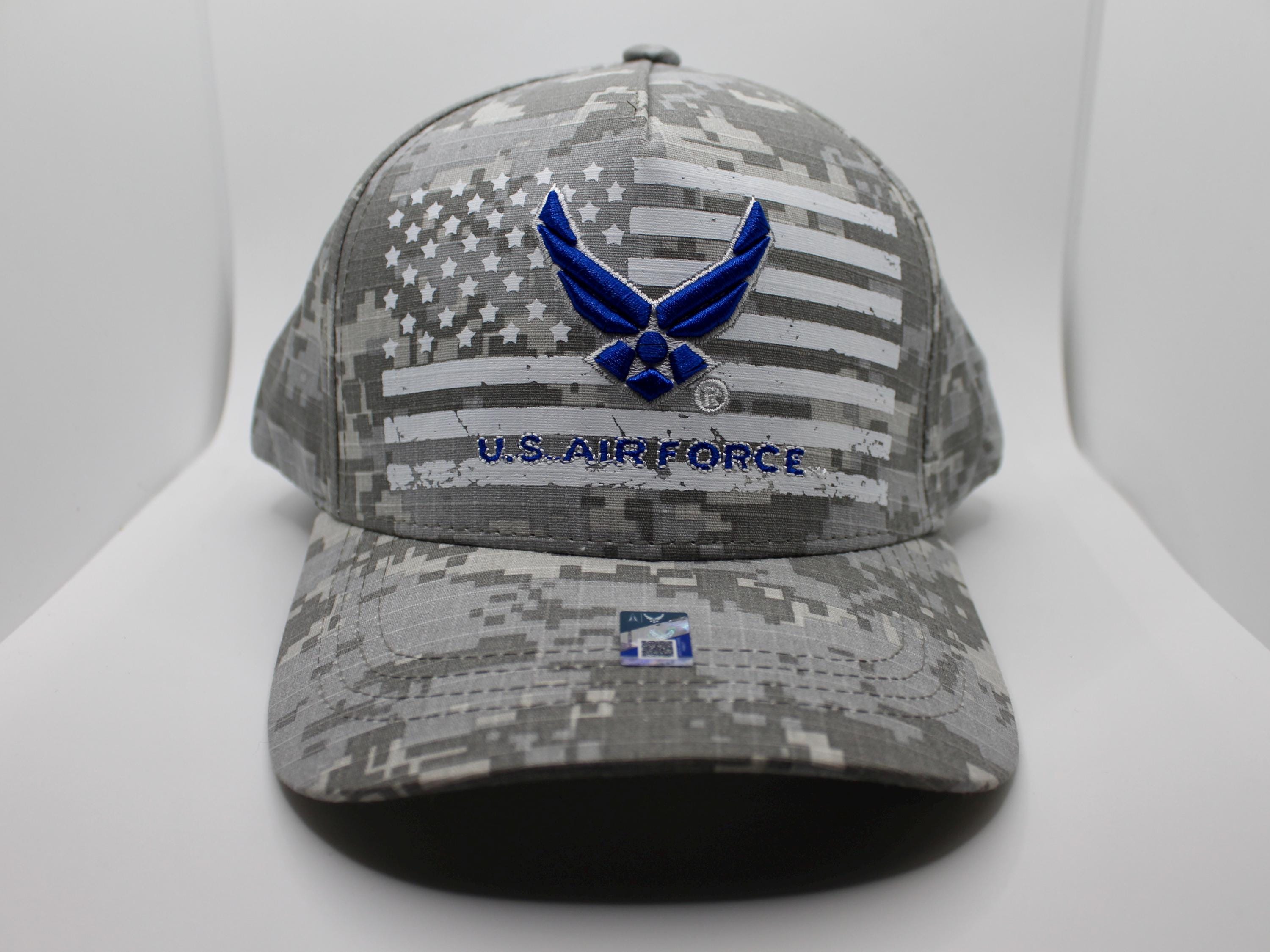 U.S Air Force Hat. U.S Air Force Logo Cap. USAF American Flag Hat