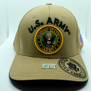 Army Hat. Star Army Emblem Hat. US Army Baseball Hat. US Hat. Officially Licensed United States Army Logo Embroidered Cap. Military Hat