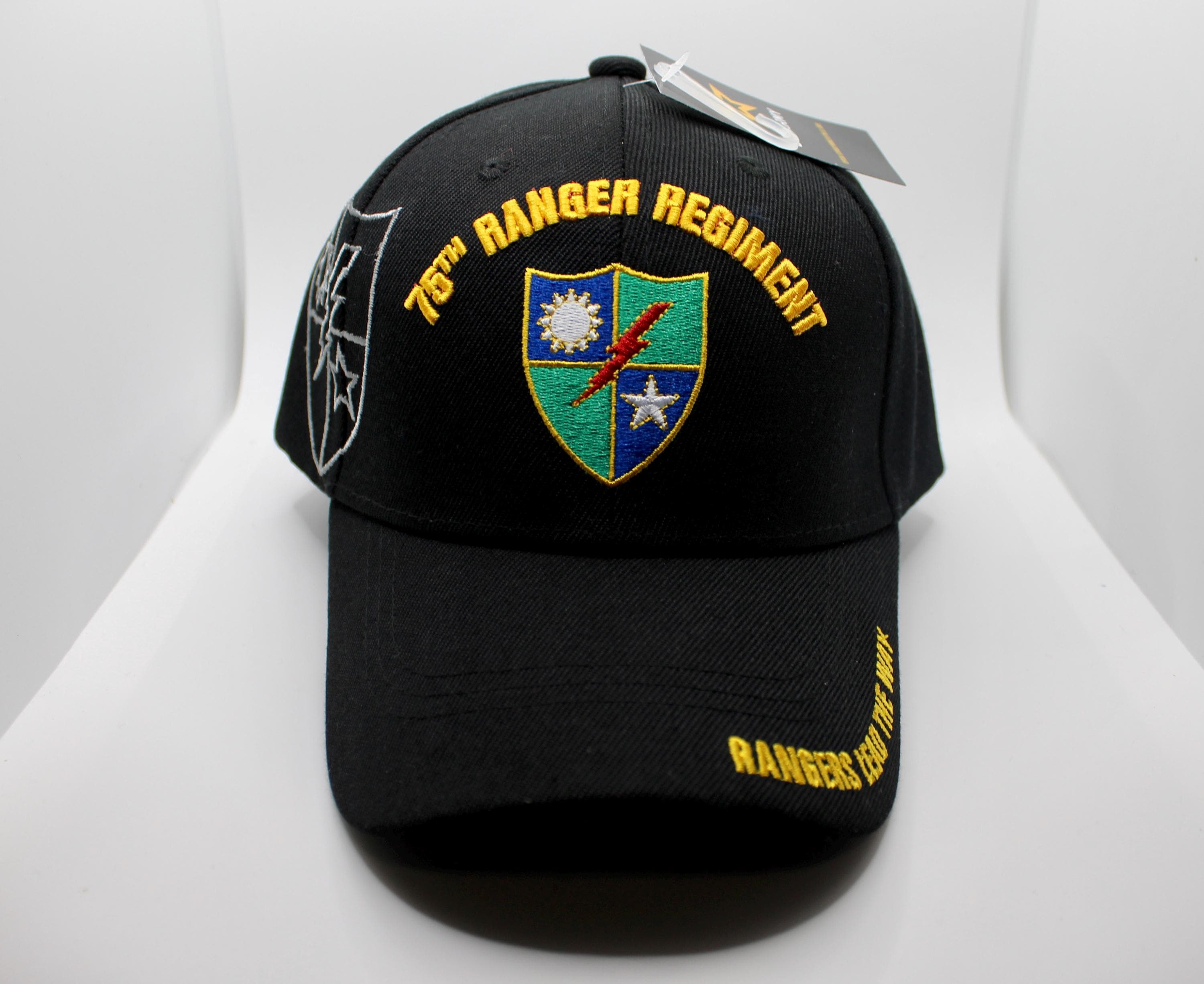 75th Ranger Regiment Hat. Black U.S Army Hat. Rangers Lead the Way