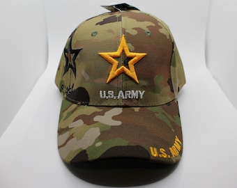 アメリカ陸軍野球帽、ミリタリーアーミーハット、陸軍迷彩帽、愛国心