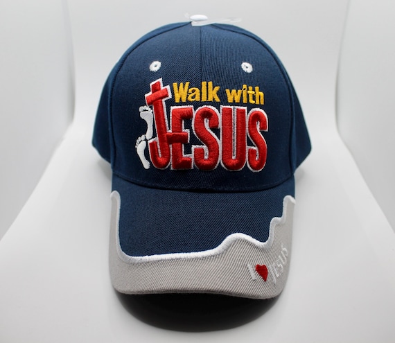 God & Jesus Christ Embroidered Baseball Cap – Religious Hats In 10+ Styles & Colors, One Size Fits All - View #5