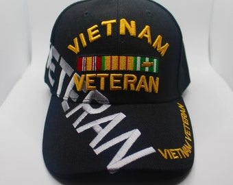 Cappello Militare Forze Speciali Cappello Da Baseball Forze Speciali 5° Gruppo SF Vietnam Veterano - Regolabile, Nero, Stile Militare Cappellino Forze Speciali - Foto 4