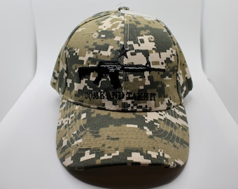 Come And Take It-hoed. Camo 2A pet. 2A geborduurde pet, patriottische baseballcap, tweede wijzigingspet. Hoed in Texas-stijl. 2e amendement hoed