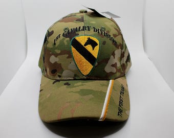U.S. Army Division And Brigade Baseball Cap Hat  1st Cavalry Division The First Team