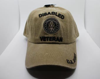 アメリカ陸軍の帽子。刺繍入りのアメリカ陸軍キャップ。お父さんへの