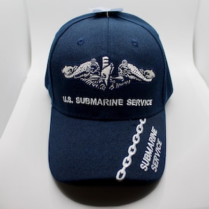 U.S. Submarine Service Hat. U.S. Navy Hat. U.S Submarine Force Cap. Navy Baseball Hat. Military Hat. Officially Licensed Navy Cap. Navy Cap