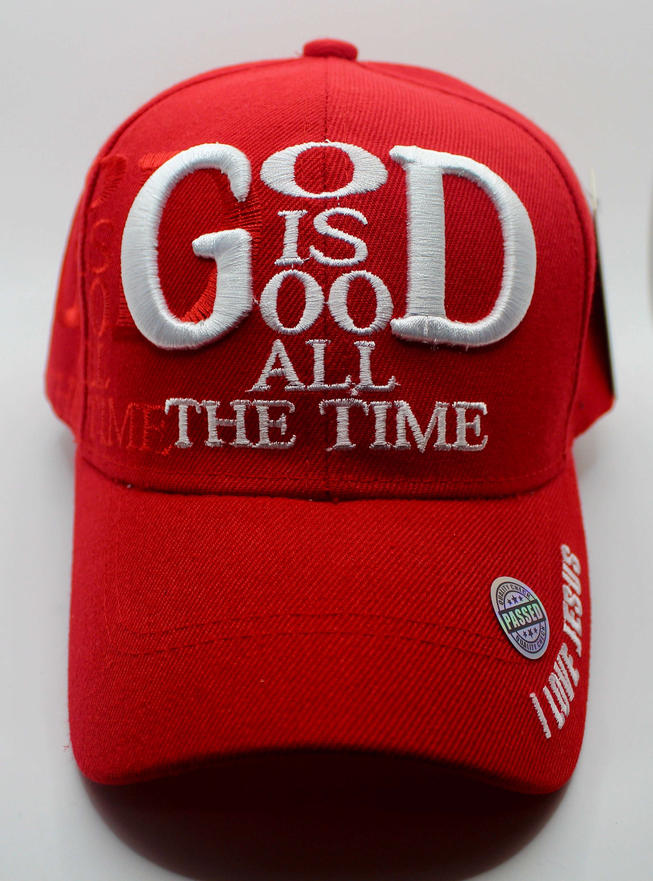 God is Good All the Time Hat. Jesus Baseball Cap. Christian  display picture 2
