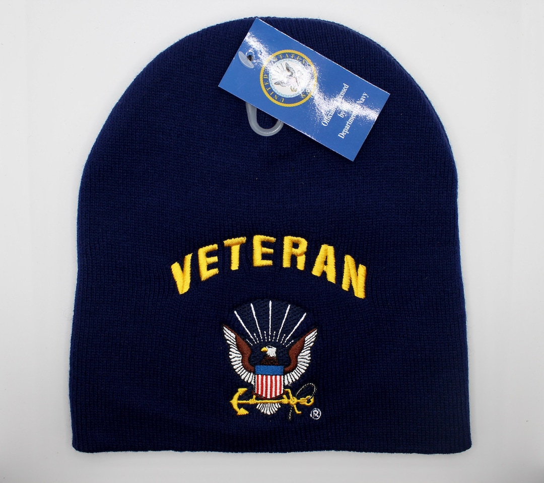 Berretto US Navy Baseball Cap Blu Con Emblema Militare - Regolabile Unisex Trade Winds