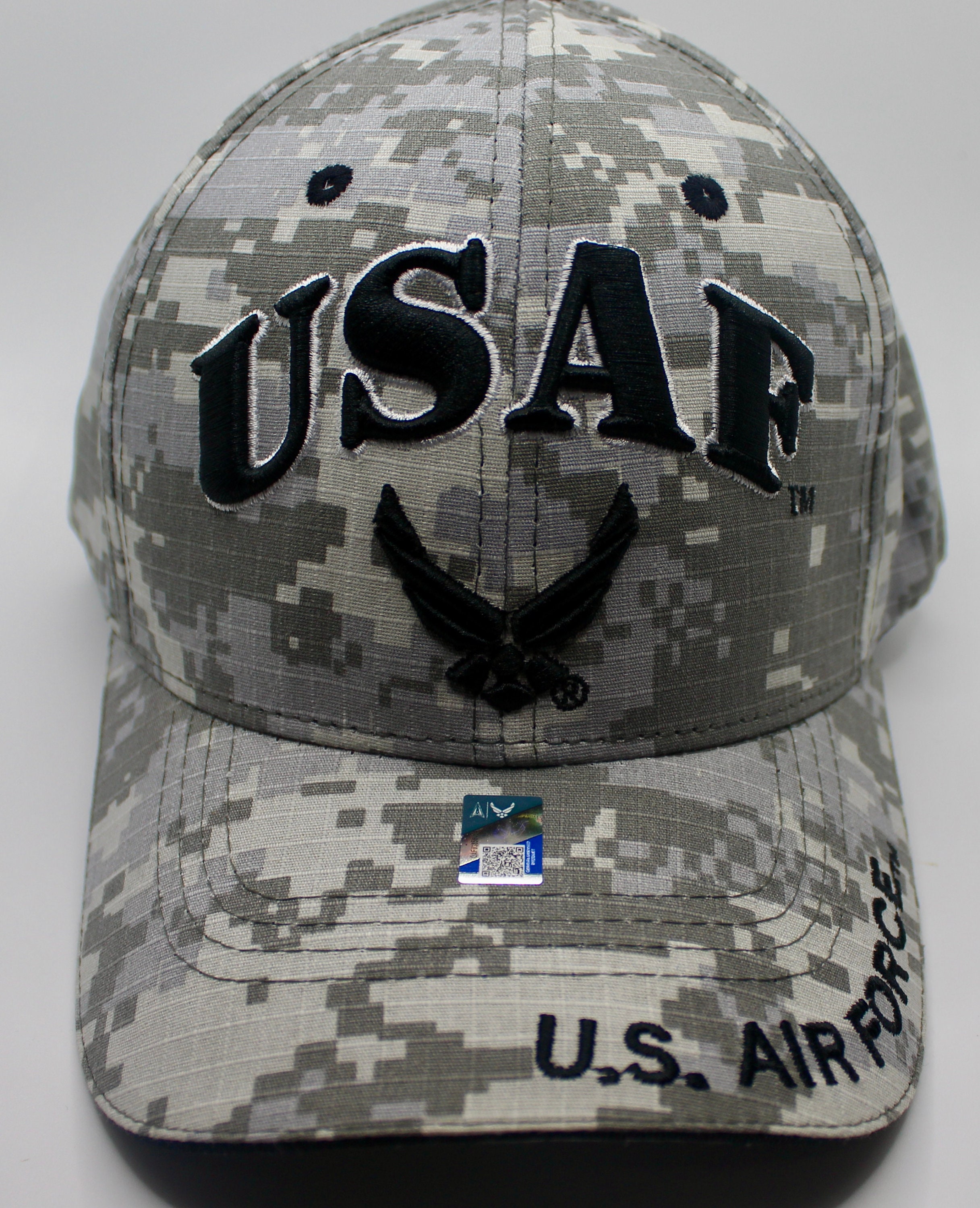 USAF Camo Hat. U.S Air Force Cap. Air Force Baseball Hat. US