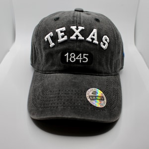 Texas Hat. The Lone Start State Baseball Cap. Texas Hat. Casual Trucker Hat. Cute Gift. Texas Pride Hat. Texas 1845 Hat. Texas Lovers Hat