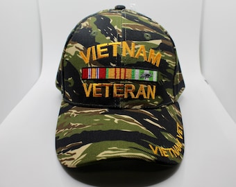 ベトナム戦争退役軍人用帽子 - 刺繍入り野球帽 - ミリタリーハット