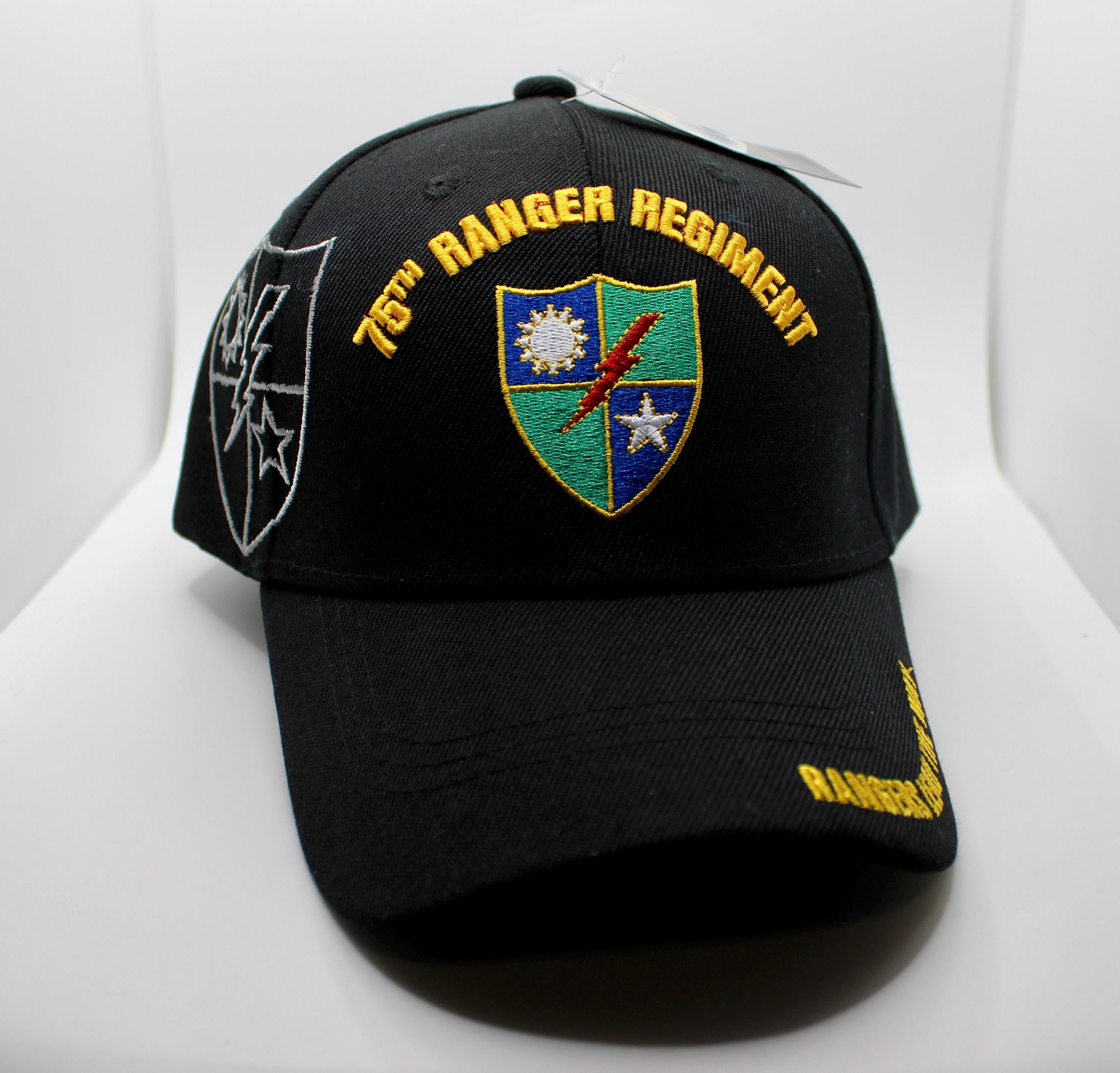 75th Ranger Regiment Hat. Black U.S Army Hat. Rangers Lead the Way