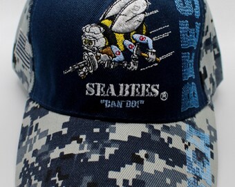 Cappello Blu E Mimetico Della Marina Militare Degli Stati Uniti - Foto 2