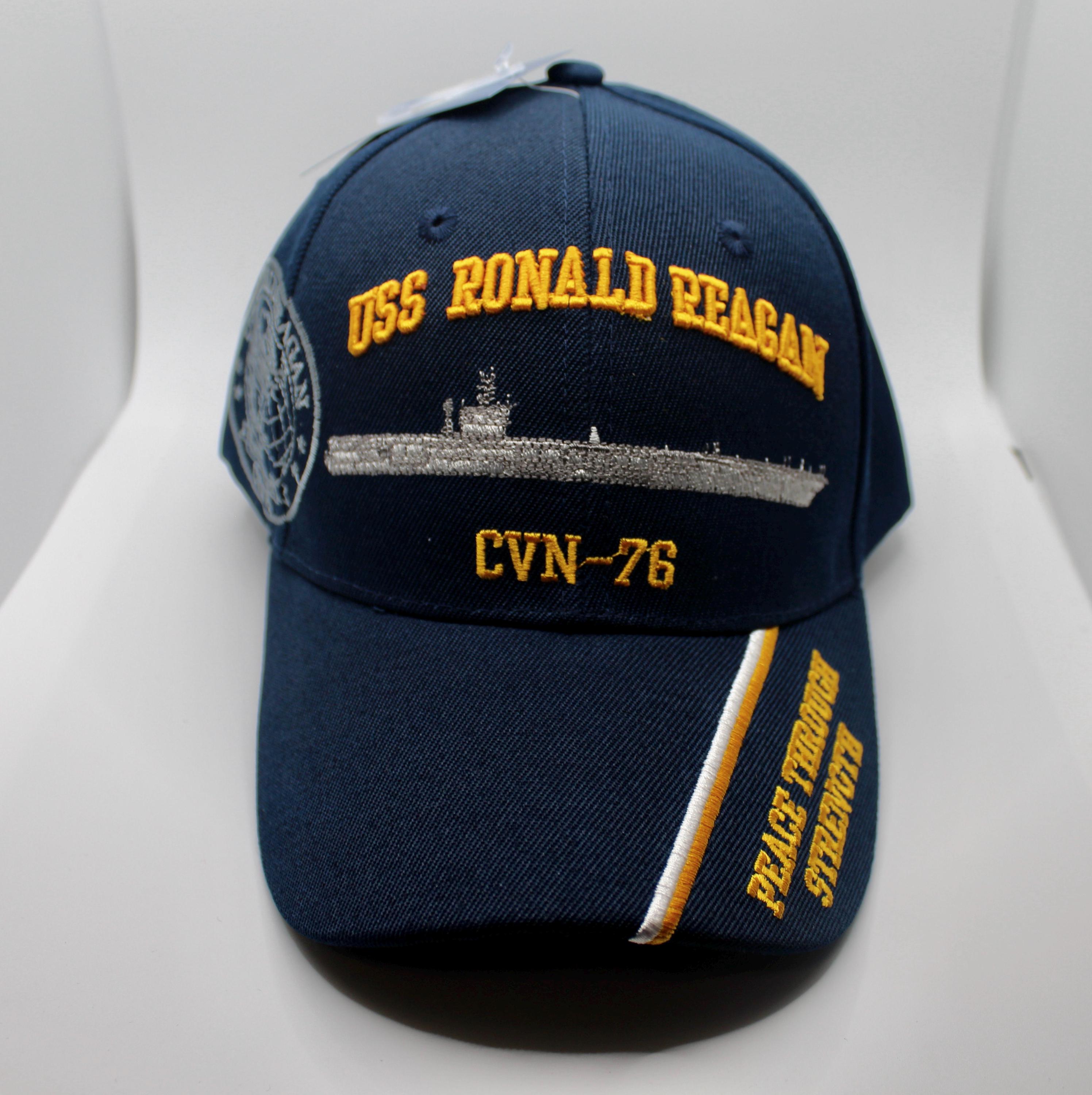Navy Hat. Navy USS Ronald Reagan Hat. Aircraft Carrier Hat. US