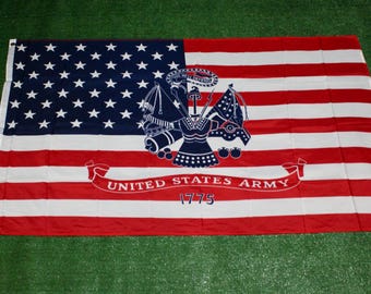 アメリカ陸軍旗 3 x 5フィート。アメリカ陸軍旗。アメリカ陸軍の誇り