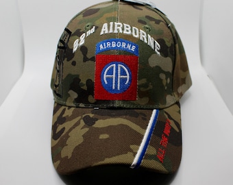 Gorra De Béisbol Negra De La 82.a División Aerotransportada