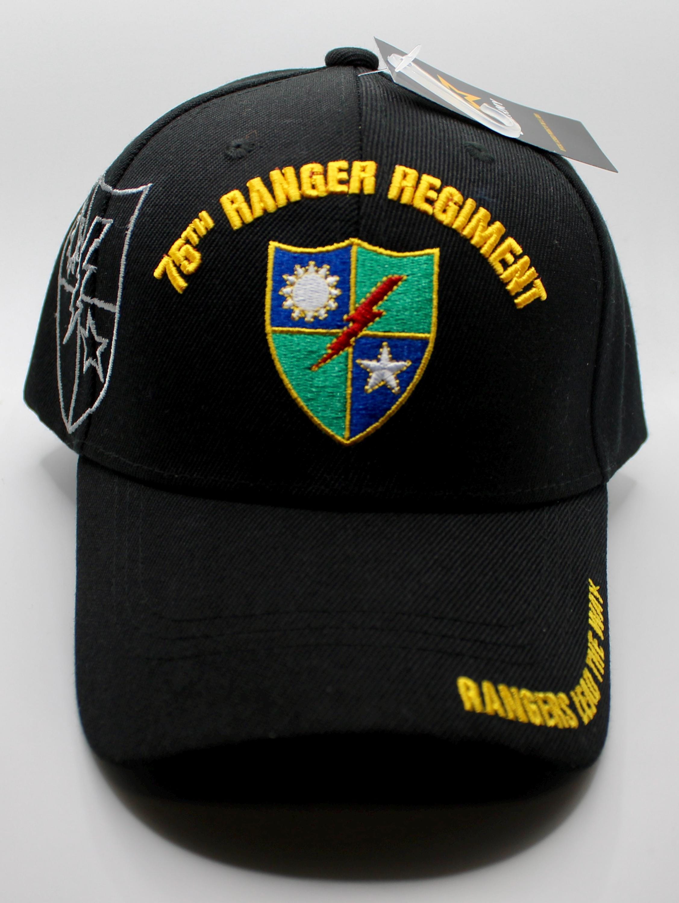 75th Ranger Regiment Hat. Black U.S Army Hat. Rangers Lead the Way