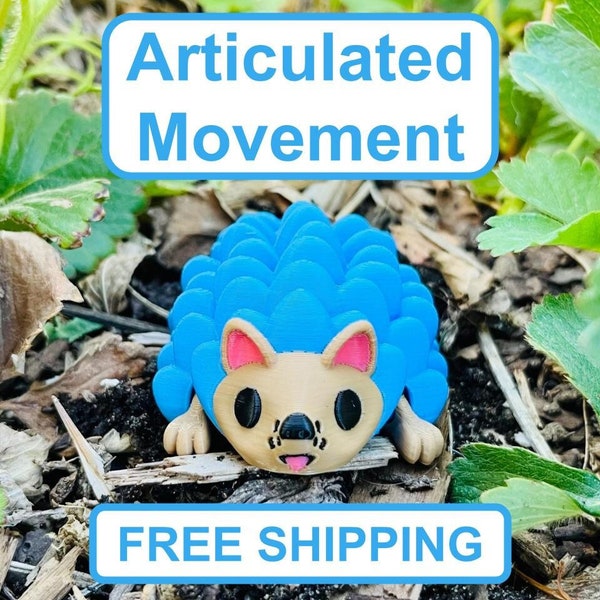 Articulated Animal Hedgehog Toy For Kid Birthday Gift For Hedgehog Lover | 3D Printed