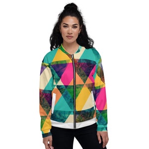 Unisex Bomber Jacket - Im seeing patterns