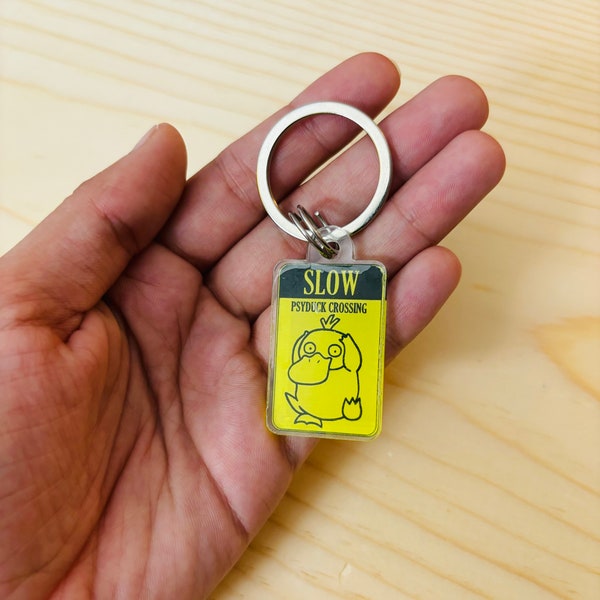 Psyduck Acrylic Keychain