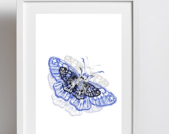 moth goth print