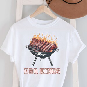 BBQ Kings T-Shirt - Ultimate Grill Master & Meat Lover Tee, Summer BBQ Party Top