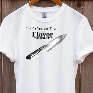 Flavor Master Chef T-Shirt - Culinary Arts Apparel, Custom Chef Gear for Cooking Enthusiasts & Professionals