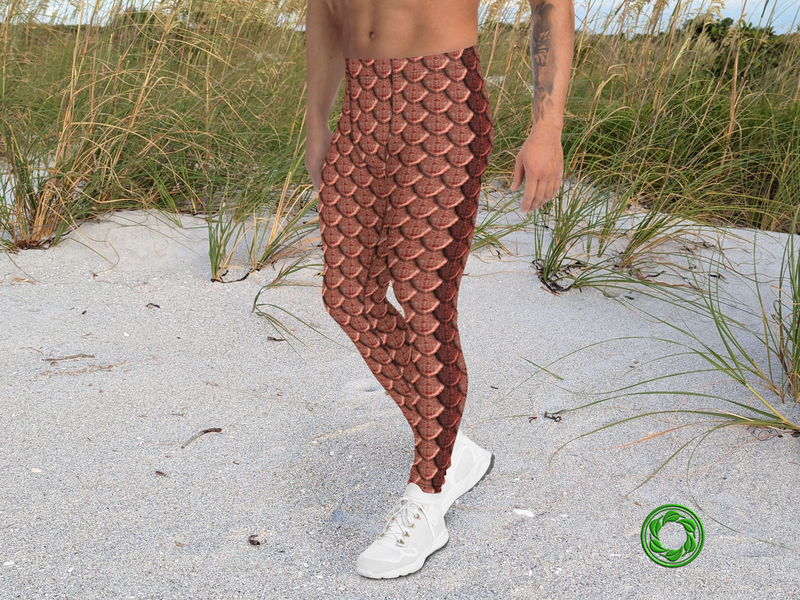 Mens fish scale leggings outlet