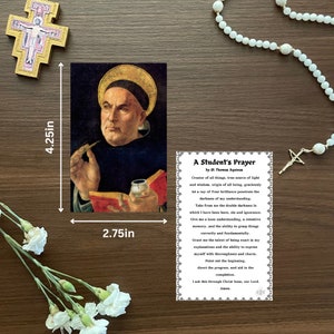 Studentengebed St. Thomas van Aquino - Gebedskaart (set van 33)