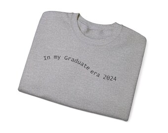 In my Graduate era Unisex Heavy Blend™ Crewneck Sweatshirt