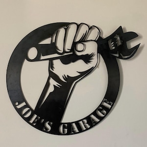 Custom Plasma Cut Steel Sign | Handcrafted CNC Personalized Name Est. 2025 | Rustic Wall Art